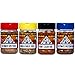 Paleo - Whole 30 - Spices by Paleo LIVING SPICES Collection {4-Combo Pack & Meal Prep Container} can be used for Cooking, Grilling, Baking, & with Cookbooks (Limited Edition Set 'All Purpose')