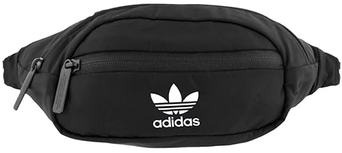 adidas Originals National Waist Pack, Black/White, One Size in