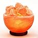 Rakaposhi Natural Himalayan Salt Chip Bowl Lamp, Authentic Stone Mineralamp, Premium Quality Wood Base with Dimmer Switch