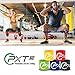 Weights Loop Exercise Resistance Bands Set By PXT360: 5 Varying Resistance Levels, Latex Straps For Full Body Workouts, Strength Training, Stretching And Weight Loss. Physical Therapist's Choice