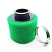 TC-Motor Green 38mm Foam Filter For 110cc 125cc Motorcycle ATV Quad Pit Dirt Monkey Bike Go Kart Scooter Moped