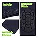 Clockwise Knee Pads Basketball & All Contact Sports,Kids,Youth Adult Size, Breathable Honeycomb EVA Compression Guard 1PAIR