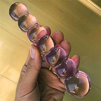 Pink Glass Anal Plug Anal Balls Butt Plugs Dilatador Anal Beads Prostata Massage Glass Butt Plug