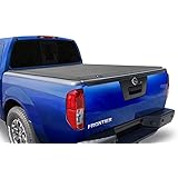 Amazon Com Oedro Tri Fold Truck Bed Tonneau Cover Compatible With 2005 2020 Nissan Frontier 5 Feet Bed Fleetside For Models W Or W O Utili Track System Automotive