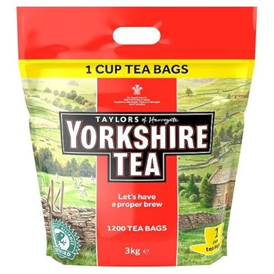 Taylors of Harrogate Yorkshire Tea Bags 1200 Catering Bulk Pack