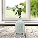 Stonebriar Decorative Pale Ocean Blue Ceramic Vase, For Floral Arrangements and Dried Flower Filler, Centerpiece for Coffee, Kitchen, and Dining Room Table