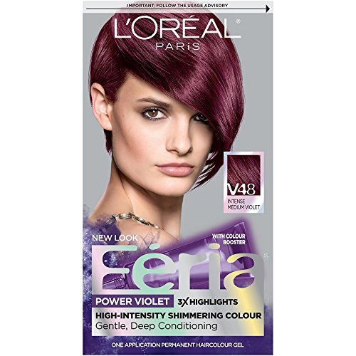 L'Oreal Paris Feria Hair Color, Power Violet
