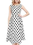 Vfemage Womens Elegant Vintage Tunic Wear To Work Casual Party A-Line Dress