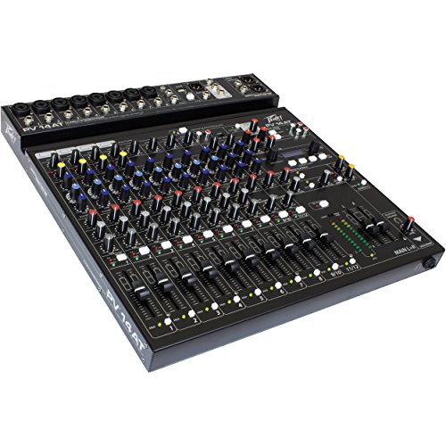 image for Peavey PV 14 AT Pro Audio DJ 14 Channel Analog Mixer Auto Tune & Bluet