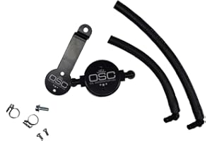 JLT J&L Oil Separator Co. 3.0 Oil Separator Compatible with 2016-2023 Tacoma 3.5L Driver Side (Black)