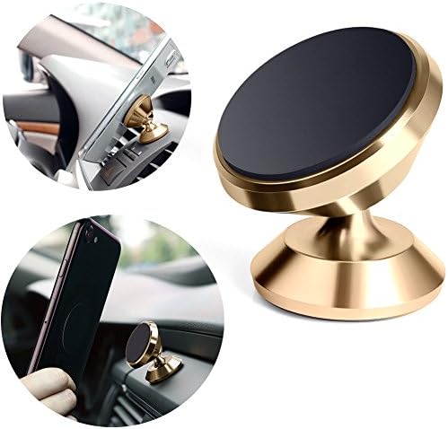 Car Phone Mount, Qilan Universal Stick On Dashboard Magnetic Car Mount Holder for Smartphones iPhone 7 Plus 6 6S,Samsung Galaxy Most Smartphones