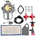 ATVATP 694526 Carburetor for Briggs & Stratton 690119 690118 690115 690111 499029 Lawn Mower Tractor 10HP Engine Gererac PowerBoss 5500 Generator & 691643 Air Filter