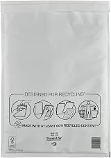 Mail Lite 300x440mm J/6 Padded Envelope 50 Pack White Bubble Lined