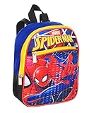 Marvel Boys' Spiderman 10 Inch Mini Children's Backpack, Blue, One Size