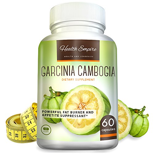Garcinia Cambogia - 100% Pure Garcinia Cambogia Extract with HCA (1600mg) - Natural Appetite Suppressant - Weight Loss Supplement - 60 Capsules - Order Risk Free!