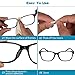 [Updated Version] Eyeglass Nose Pads, Forno 1.2 mm Stick on Silicone Anti Slip Adhesive Nose Pads for Glasses, Eyeglasses, and Sunglasses - 18 Pairs (Clear)