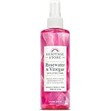 Heritage Store Rosewater Vinegar | Exfoliating Toner with Apple Cider Vinegar | Cleanses Pores & Clarifies Skin (8oz)