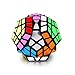 Ganowo Megaminx Speed Cube Puzzle Toy Kilominx 2x2 3x3 Stickers Cube Set Pack with Cube Stand Holder Kids Toy Games Black
