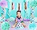 Mermaid Party Decorations Wonderland Frozen Party Decorations/Under the Sea Theme Purple Blue Mint Baby Shower Decorations Tissue Pom Poms First Birthday Decorations Purple Mermaid Party