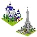 FUN LITTLE TOYS nanoblock Architecture Eiffel Tower Mini Building Blocks Boys, Girls, Goodie Bags, Birthday Party Favors, Kids Prizes, 729 pcs