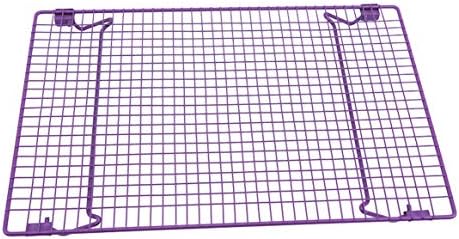 WEIHEE Cooling Rack Stainless Steel Baking Tray Great For Cake Bread Biscuits & Pastries Coated Cast Rectangular Rack