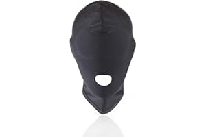 HOT DREAM Zentai Hood Mask Elastic Black Breathable Blindfold Cosplay Costume Hood Unisex Headgear