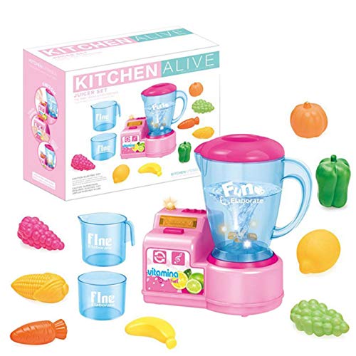 sympuk Kinder Mixer Standmixer Für Spielküche Mit Funktion Und Sound, Küchenspielzeug Kinder Pädagogisches Lernen…