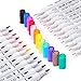 Dyvicl Watercolor Dual Brush Pens - 12 Colors Watercolor Markers with Fineliner 0.4 Markers Pen Set for Adult Coloring Books, Bullet Journal, Drawing, Highlighting, Sketching, Doodling, Lettering