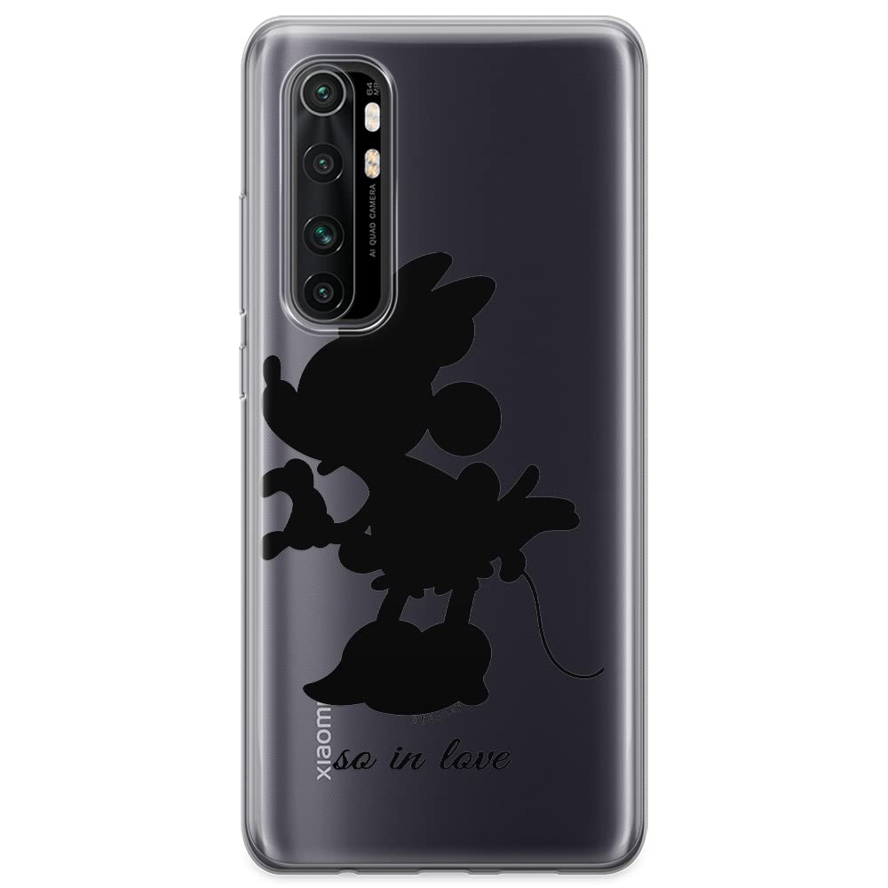 ERT GROUP mobile phone case for Xiaomi MI NOTE 10 Lite original and officially Licensed Disney pattern Minnie 002 optimally adapted to the shape of the mobile phone, partially transparent