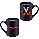 RFSJ Virginia Cavaliers Ceramic 16oz Sculpted Mug – Official Team Logo Coffee Cup – Handwash Recommended – Individually Boxed