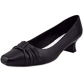 Easy Street Women's Waive Pump, Black Patent, 9 Wide