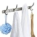MODONA Four Pronged Robe & Towel Hook - Satin Nickel - 5 Year Warrantee