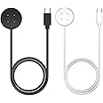 for Pixel Watch 2/3 Charger, Replacement Magnetic Charging Cable for Google Pixel Watch 2/3 (Black & White, USB Type C)