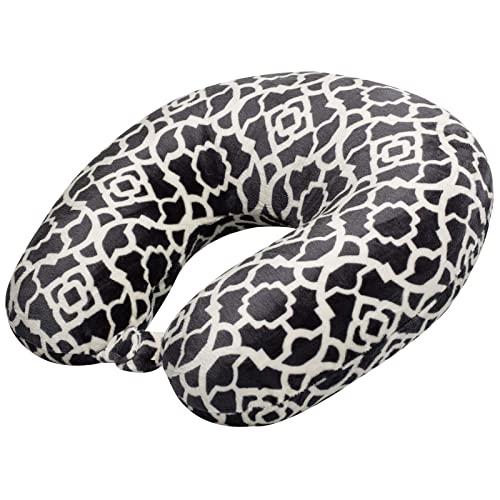 Wolf Essentials Adult Cozy Soft Microfiber Neck Pillow, Compact