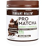 Vibrant Health - Pro Matcha, Whole Food Protein Supplement, Chocolate, 15 Servings