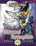Whimsical Fantasy Cats: Greyscale Edition by 