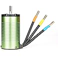 PYFORE 4274 brushless Motor 3600KV 4 Extremely high Torque Motor for RC Boat and 1/8 1/10 1/12 Remote Control Car Marine Ship（4274-3600kv）