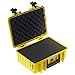 B&W International 4000/Y/SI 4000 Outdoor Case with SI Foam Durable Type, Yellow