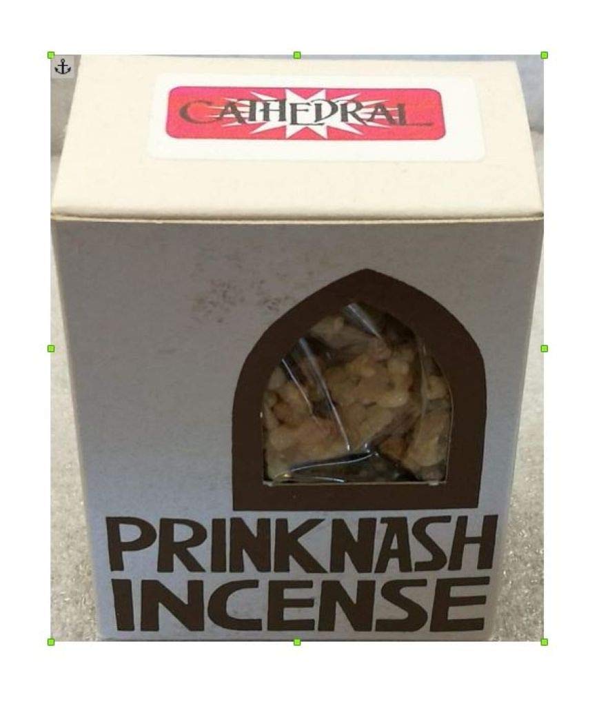 Prinknash Incense Cathedral Church Resin Granules 50g Plus 5 Charcoal Discs