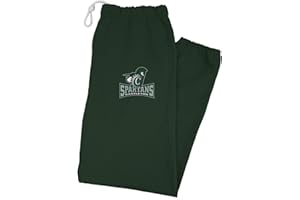 CAMPUS LAB Official Collegiate NCAA Jogger Sweatpants Unisex for Men & Women Primary Logo Team Color Collection