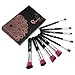 Qivange Makeup Brushes, 10 In 1 Synthetic Foundation Powder Eyeshadow Makeup Brush Set