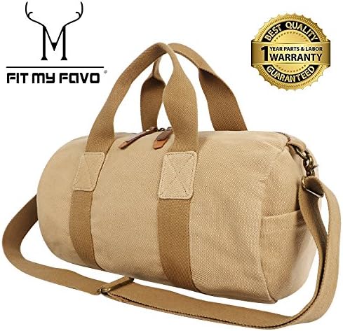 FITMYFAVO Backpack for Girls with Multi-Pockets | School Bookbag Daypack Travel Bag (Khaki Duffle)