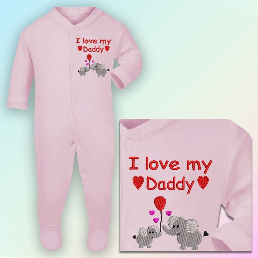 i love my daddy sleepsuit unisex
