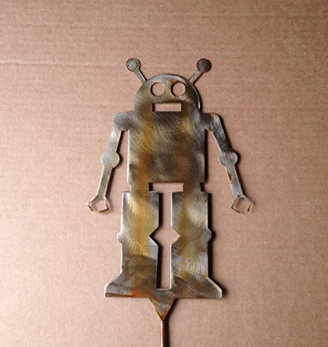 Robot Metal Garden Stake (M)