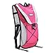 Pinty 2L Hiking Backpack Hydration Pack with Water Bladder Cycling Climbing Camping Bag (Pink)