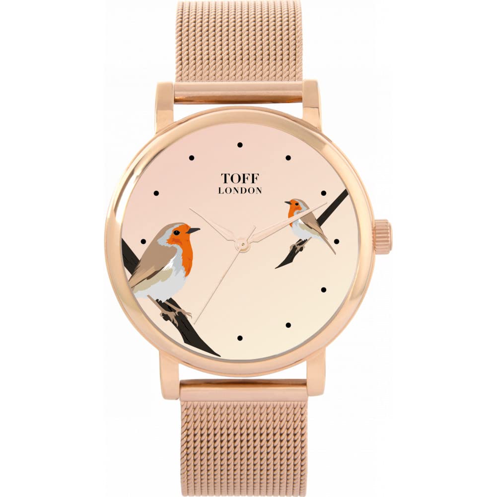 Toff London Ladies Robins Bird Watch