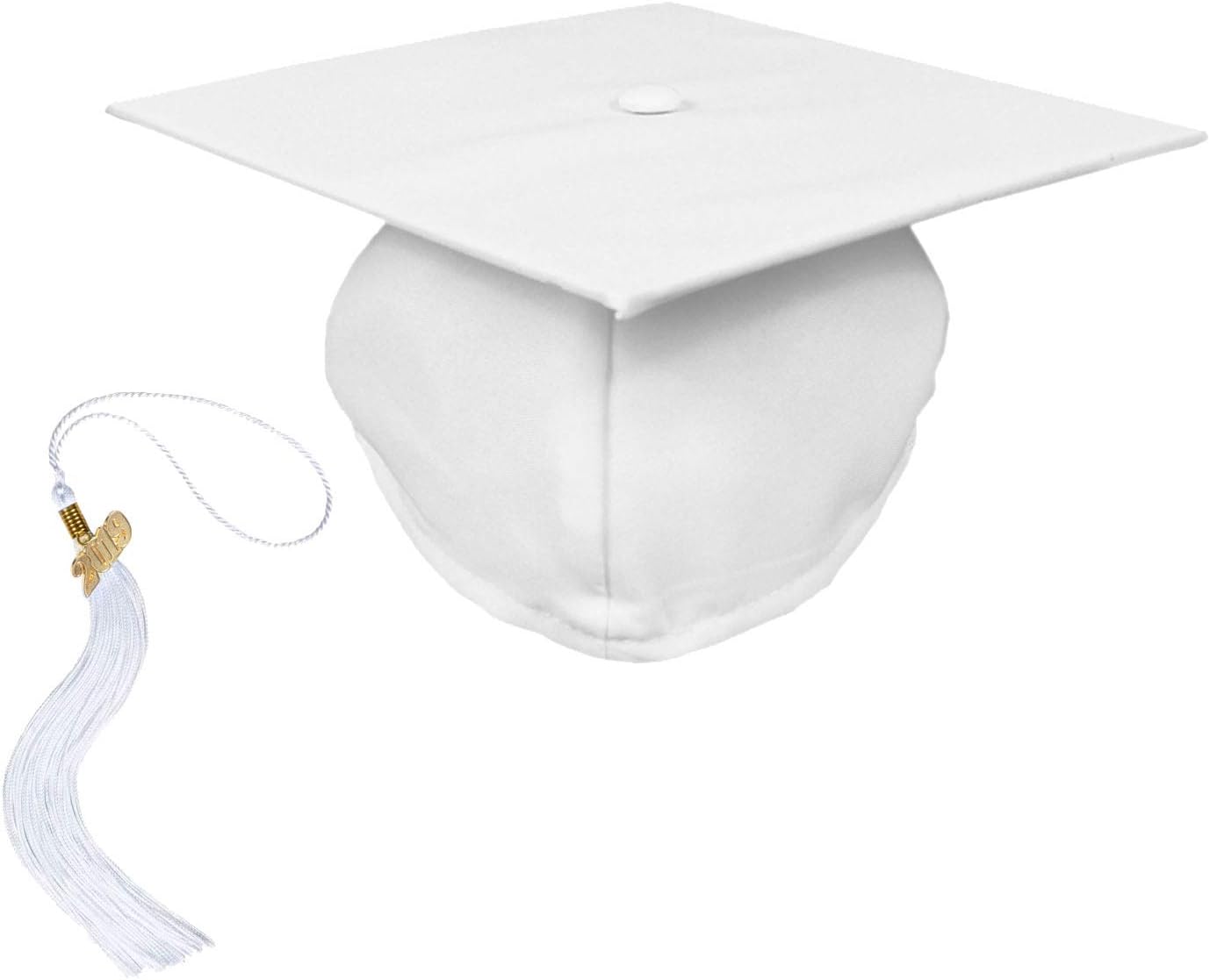 GradPlazaGradPlaza Adult Unisex Exquisite Matte Graduation Cap with Tassel 2022