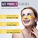 Under Eye Patches – 24K Gold Under Eye Mask Anti-Aging Hyaluronic Acid Collagen Under Eye Pads Reducing Dark Circles & Wrinkles Treatment Gel Bagsthumb 2