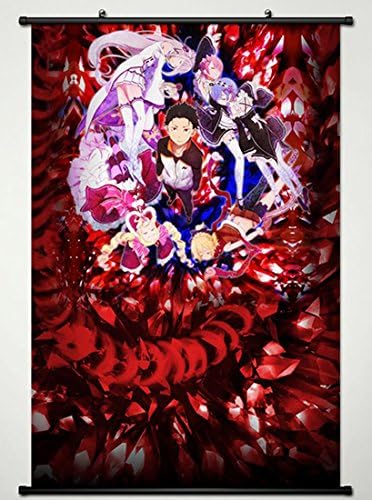 Amazon Com Wall Scroll Poster Fabric Painting For Anime Re Zero Amazon Com Wall Scroll Poster Fabric Painting For Anime Re Zero