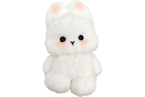 Handmade Tilted Bunny Taba Squishy Toy - Cute Silicone Rabbit Fidget Sensory Toy, Ultra-Soft and Sticky Stress Relief Squeeze